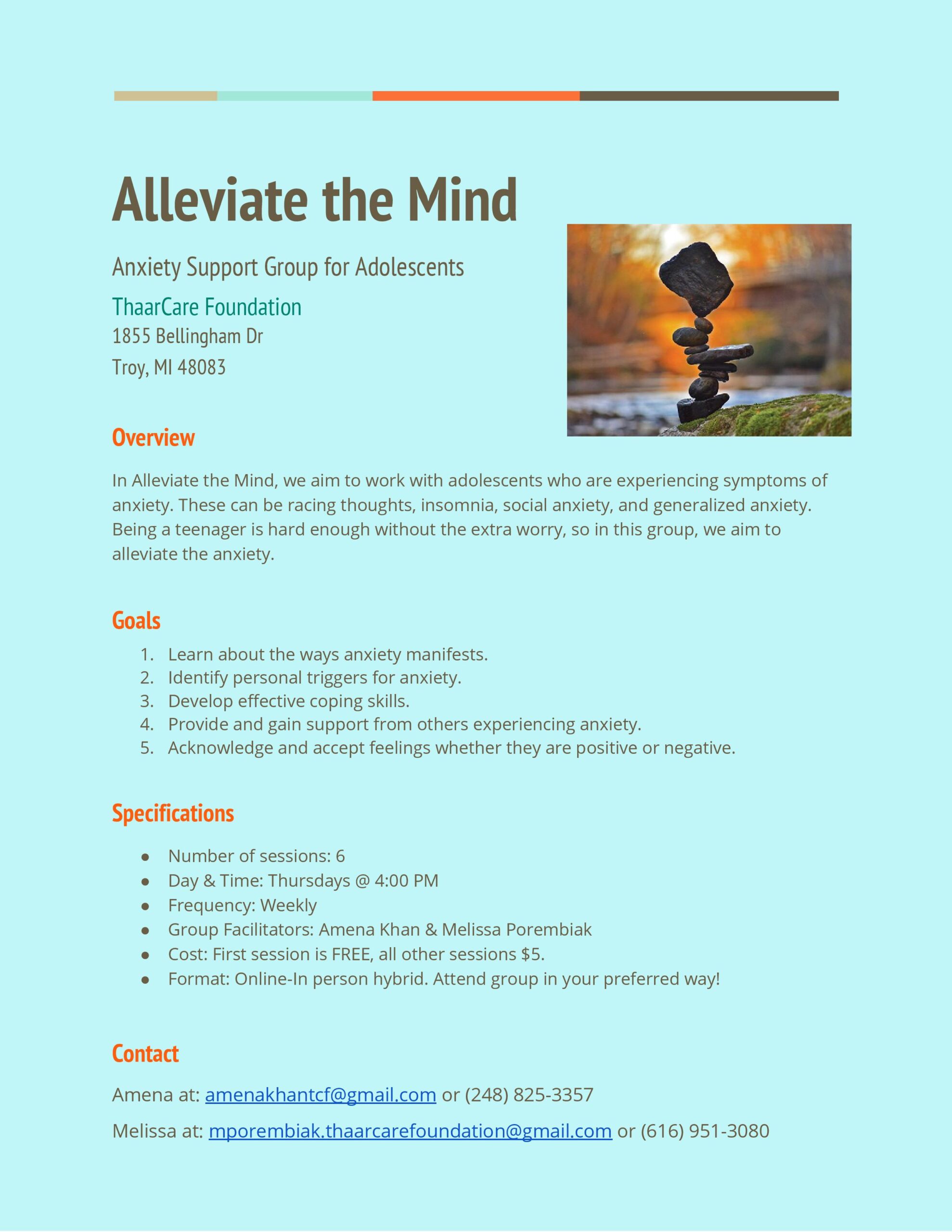 Alleviate the Mind Group